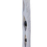 Stele aus Holz, Moto Wood Art, Eiche mit Kiesel, ca 200 cm